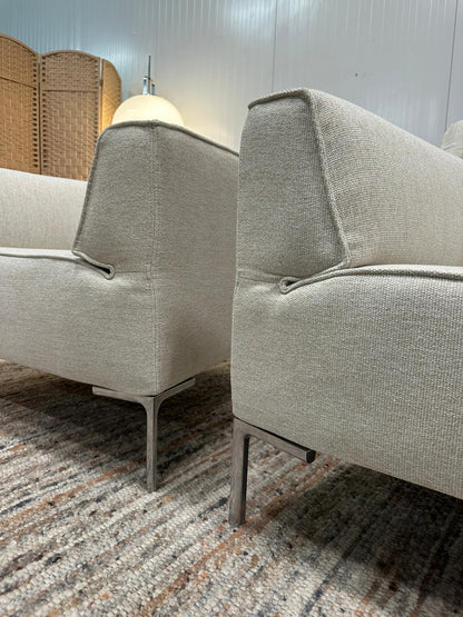 2x Design on Stock Bloq Fauteuil Ecru + GARANTIE NP 2.249 ps