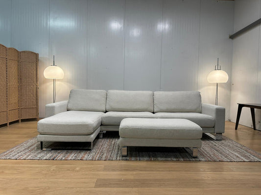 Rolf Benz Ego Hoekbank + Hocker – NP: €13.999