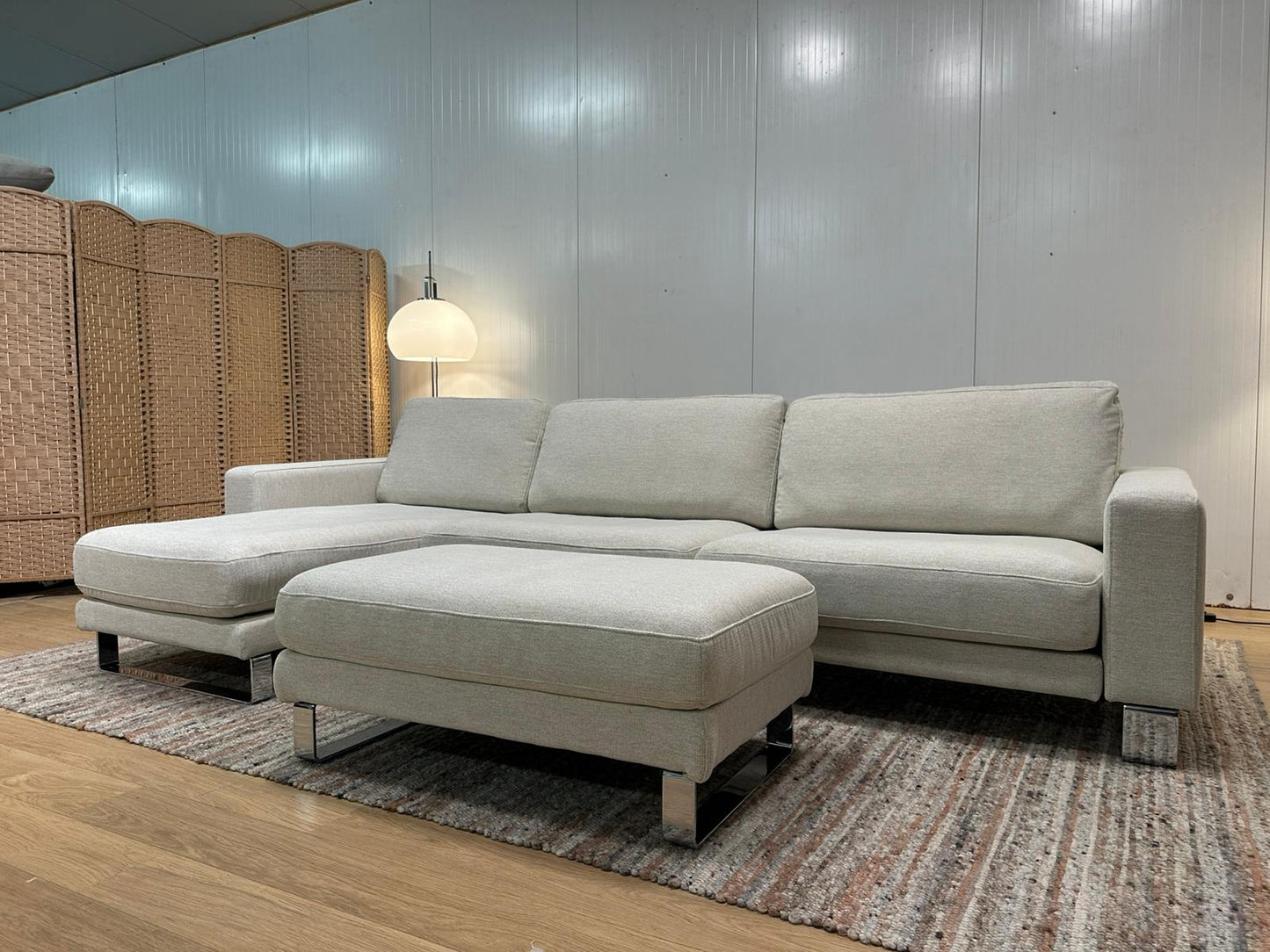 Rolf Benz Ego Hoekbank + Hocker – NP: €13.999
