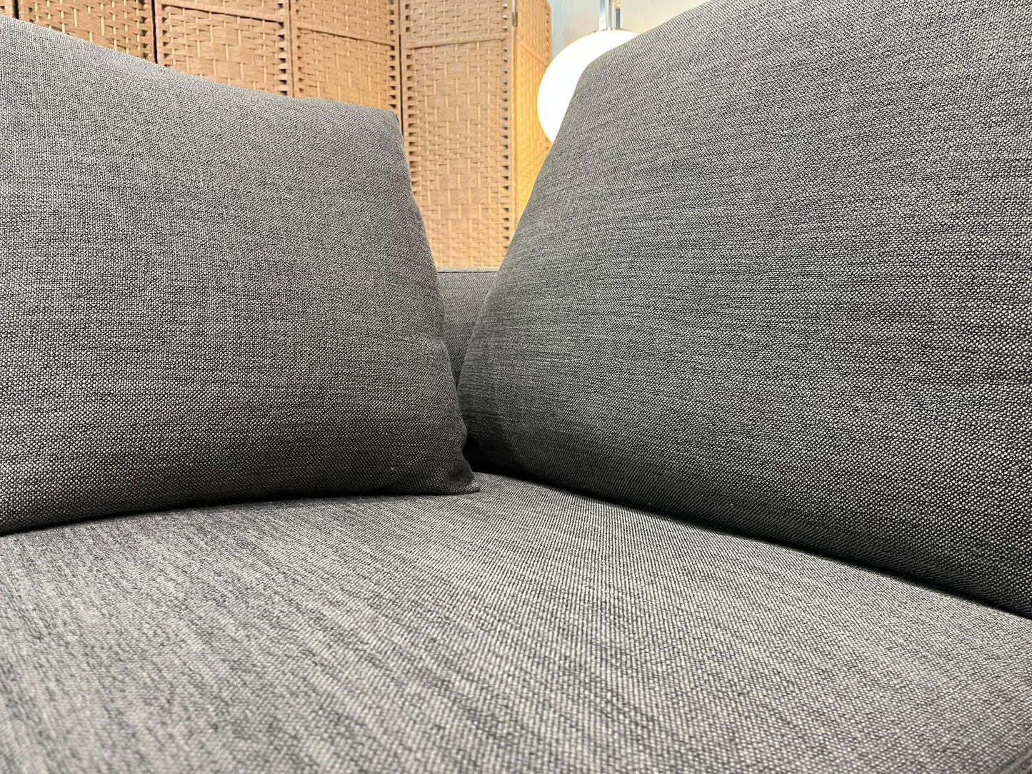 Nieuwstaat Minotti Andersen 2-zits Grijs – NP: €7.000