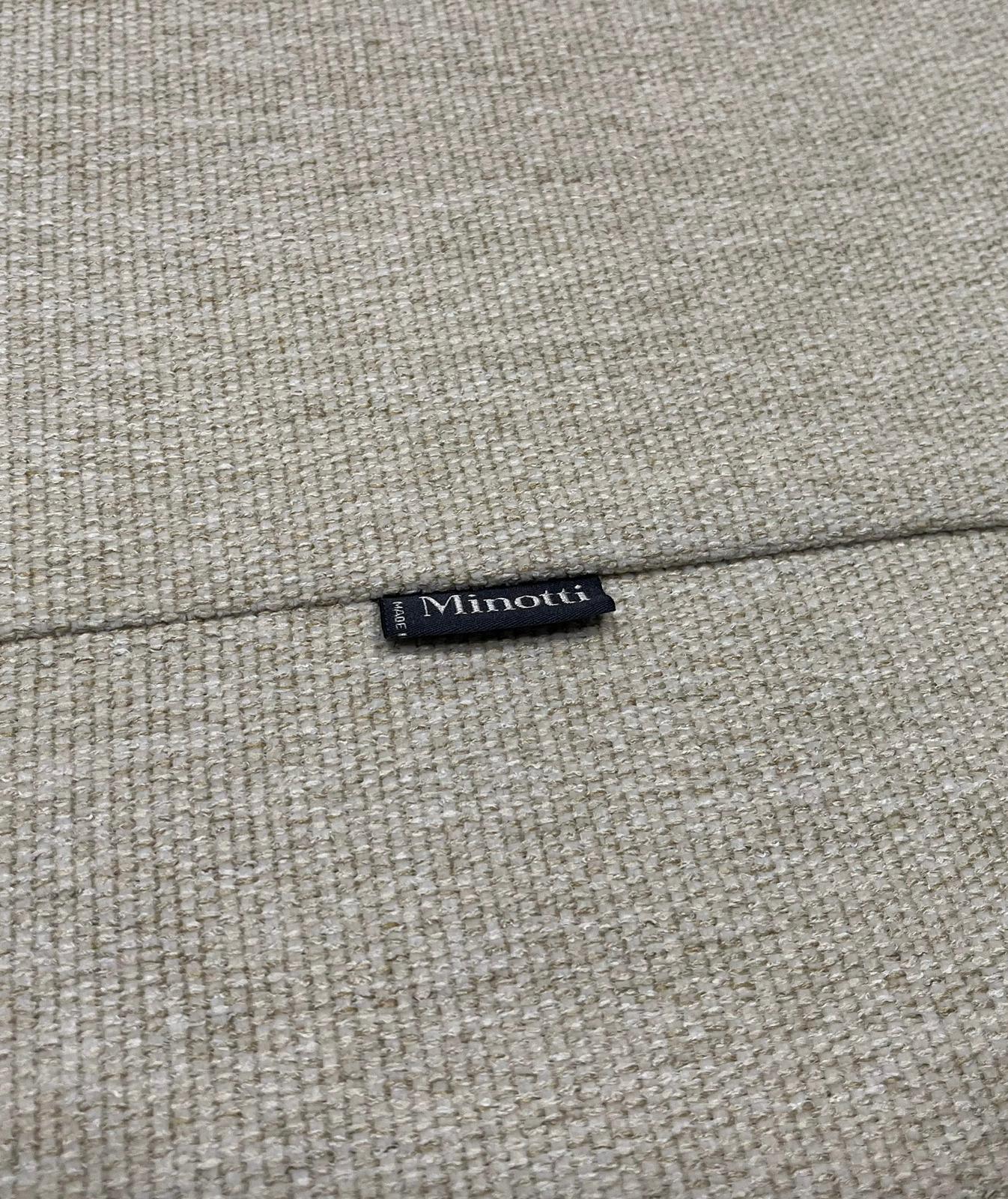 Minotti Hamilton Hoekbank + Hocker | Garantie | NP €19.500