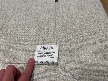 Minotti Hamilton Hoekbank + Hocker | Garantie | NP €19.500