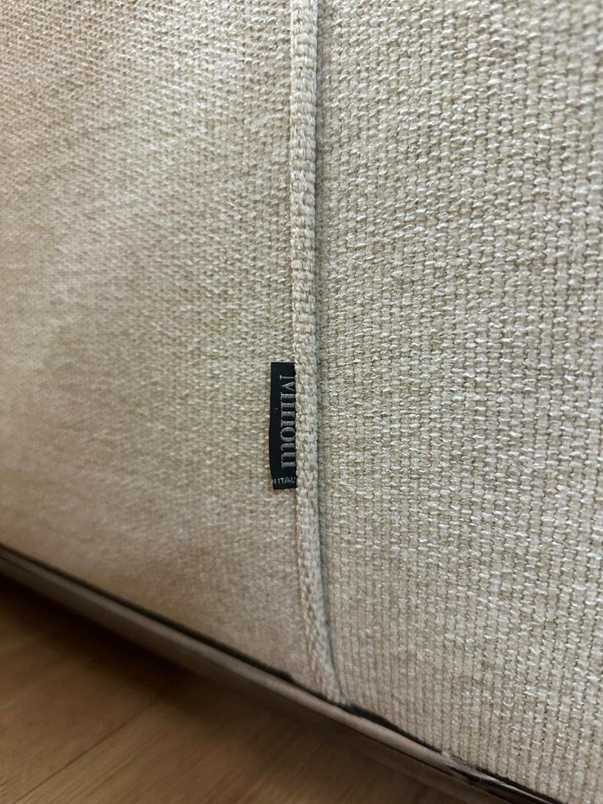 Minotti Hamilton Hoekbank + Hocker | Garantie | NP €19.500