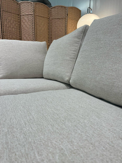 Nieuw gestoffeerde Minotti Hamilton Hoekbank & Hocker