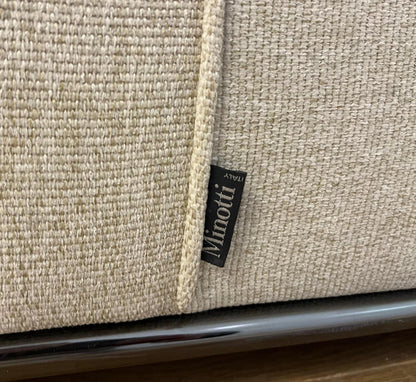 Nieuw gestoffeerde Minotti Hamilton Hoekbank & Hocker