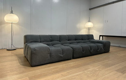 B&B Italia Tufty Time 4/5-Zits Donkergrijs