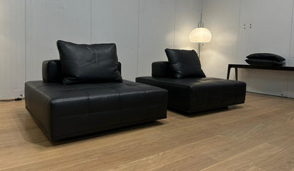 Minotti Lawrence Element Zwart Leder (2x) – NP: €14.000