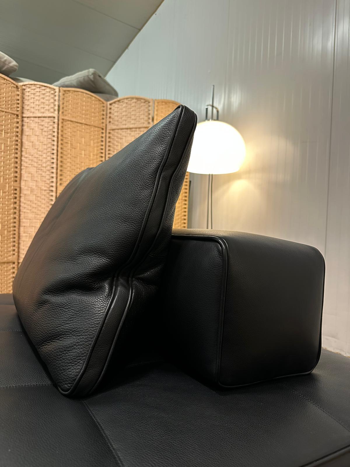 NIEUW Minotti Lawrence 2x Element Leer + GARANTIE