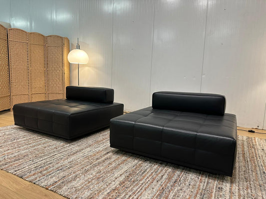 Minotti Lawrence Element Zwart Leder (2x) – NP: €14.000