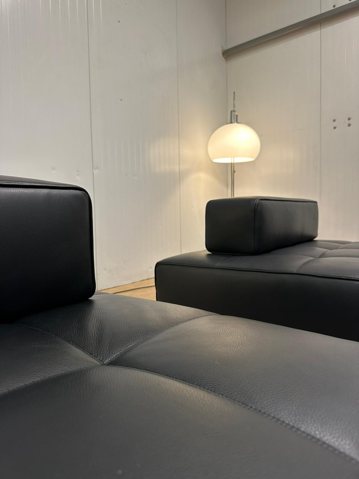 NIEUW Minotti Lawrence 2x Element Leer + GARANTIE