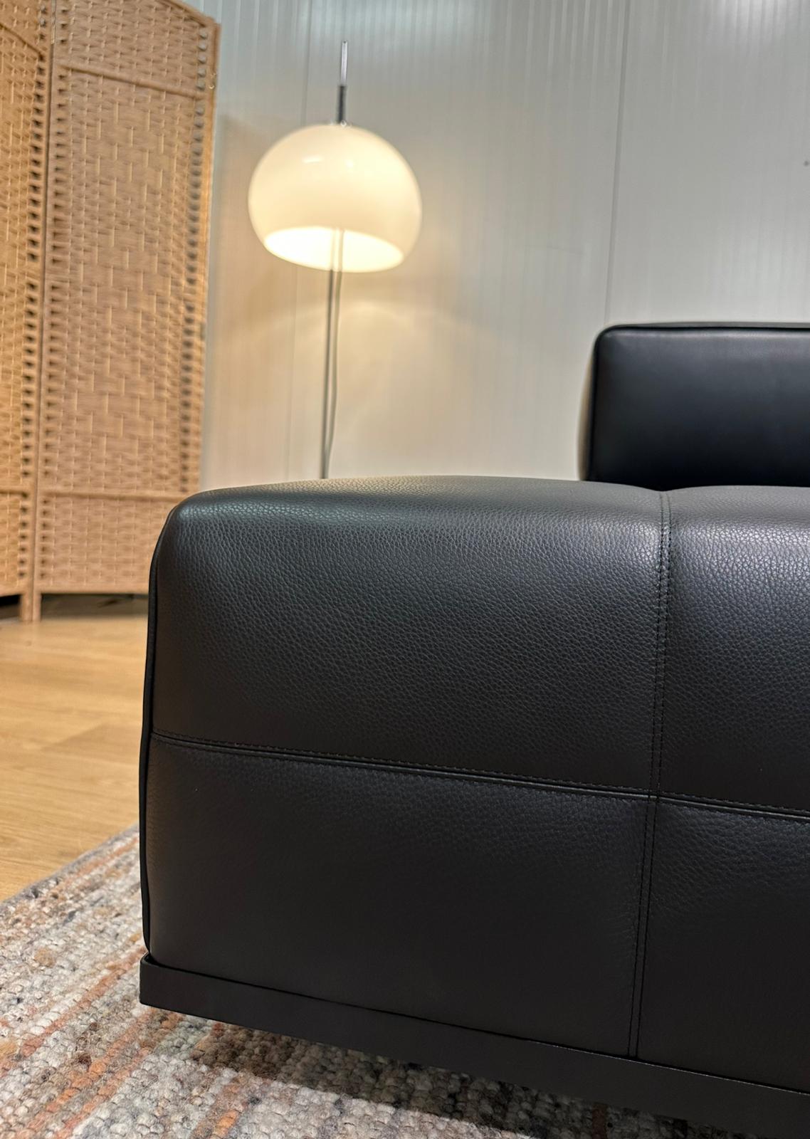 NIEUW Minotti Lawrence 2x Element Leer + GARANTIE