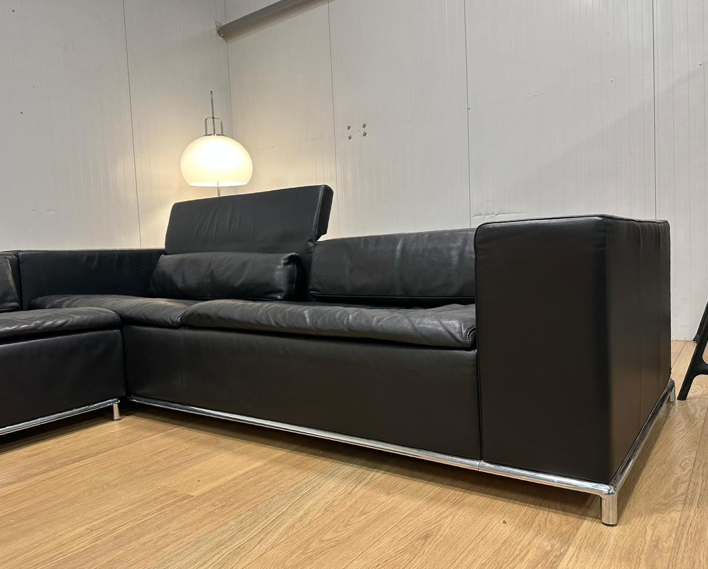 ZGAN De Sede DS-7 Hoekbank + Hocker + GARANTIE – NP: €23.100