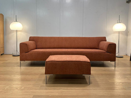 NIEUW geherstoffeerd Design on Stock Bloq 4-zits + hocker