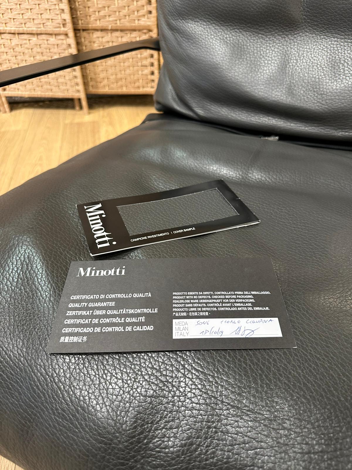 NIEUWSTAAT Minotti Richard Fauteuil + GARANTIE NP €4950
