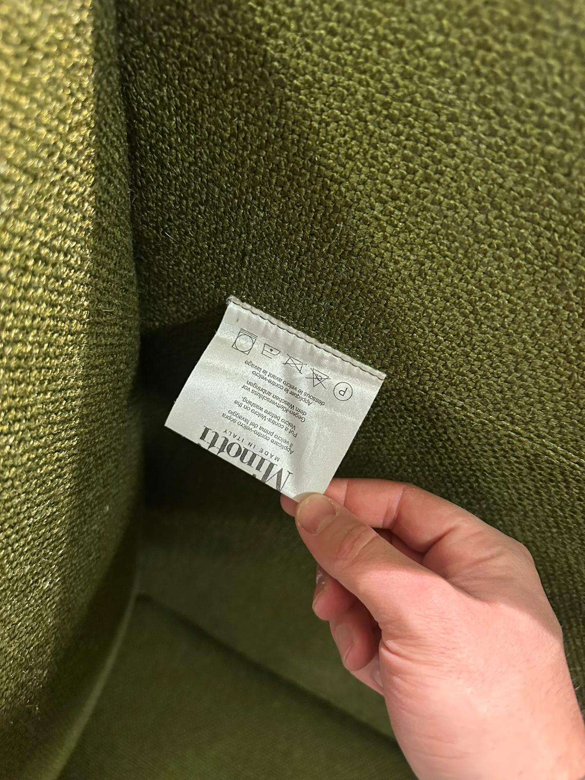 ZGAN Minotti Andersen 5-Zits Bank + GARANTIE NP €16.500
