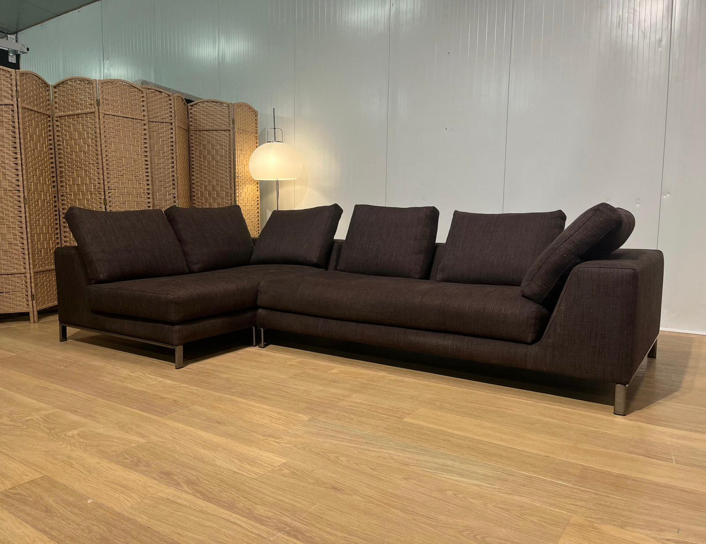 ZGAN Minotti Hamilton Hoekbank + GARANTIE NP €30.000