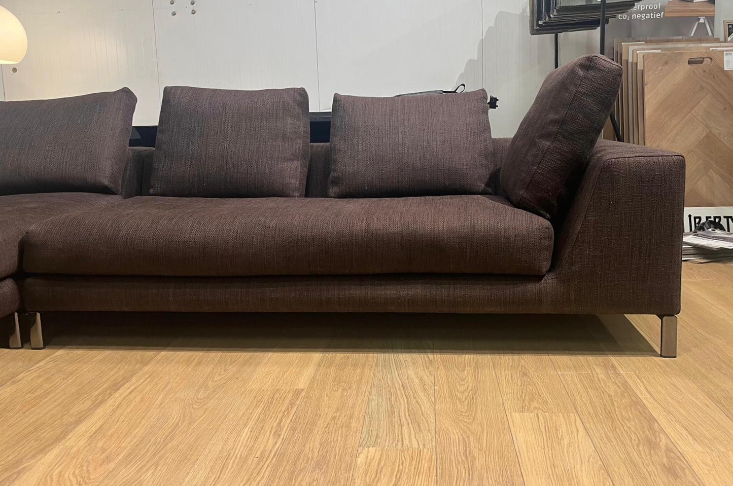 ZGAN Minotti Hamilton Hoekbank + GARANTIE NP €30.000