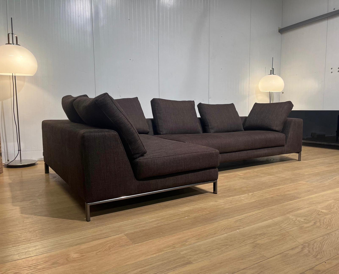 ZGAN Minotti Hamilton Hoekbank + GARANTIE NP €23.000