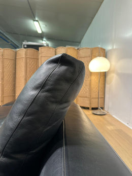 ZGAN Minotti Andersen Hoekbank Zwart Leer NP €27.5k