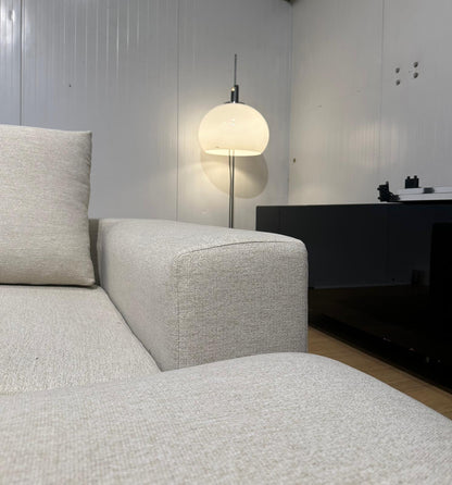 NIEUW GESTOFFEERD Flexform Groundpiece Hoekbank