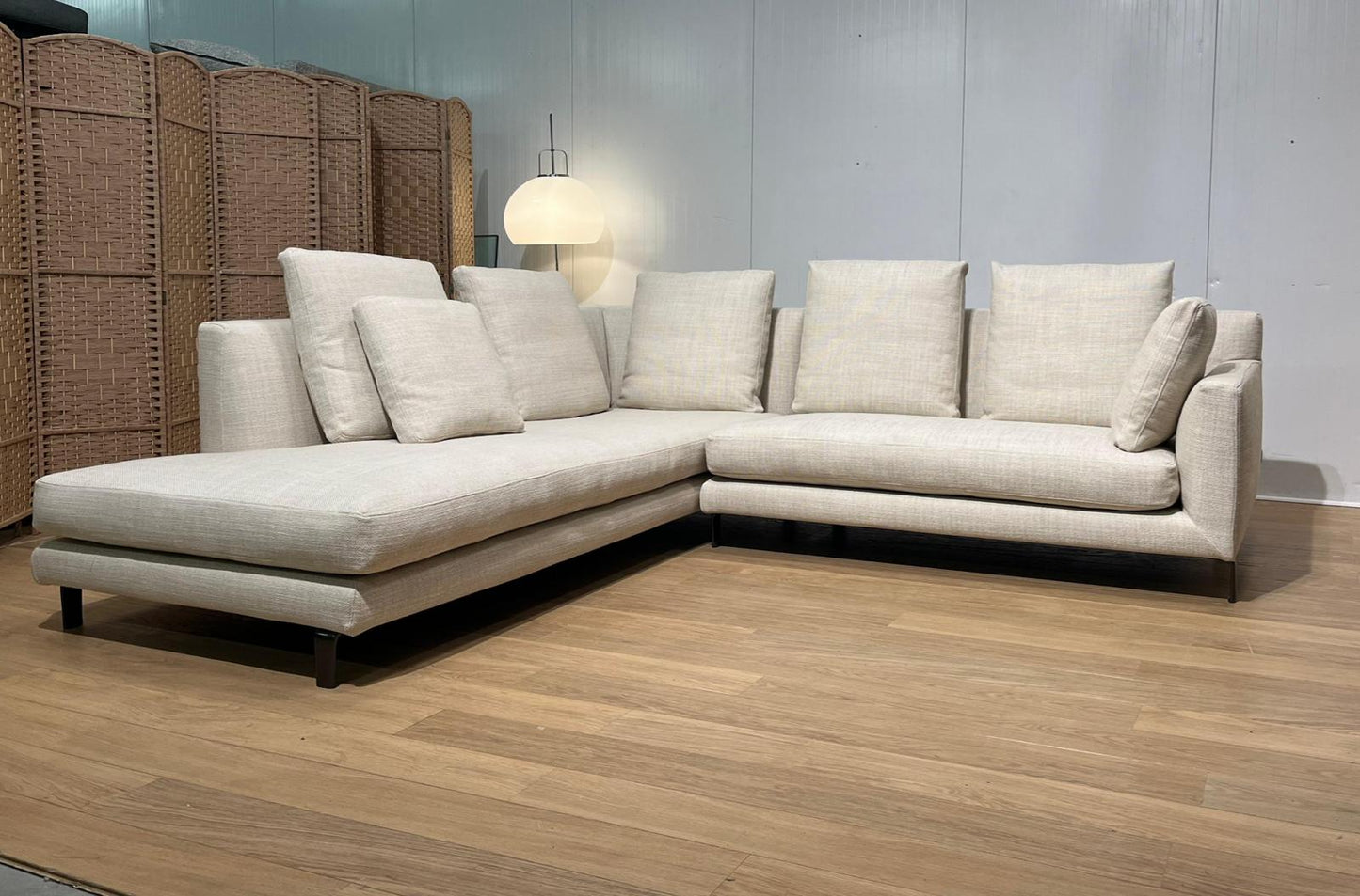 Minotti Allen Hoekbank – Beige | Refurbished