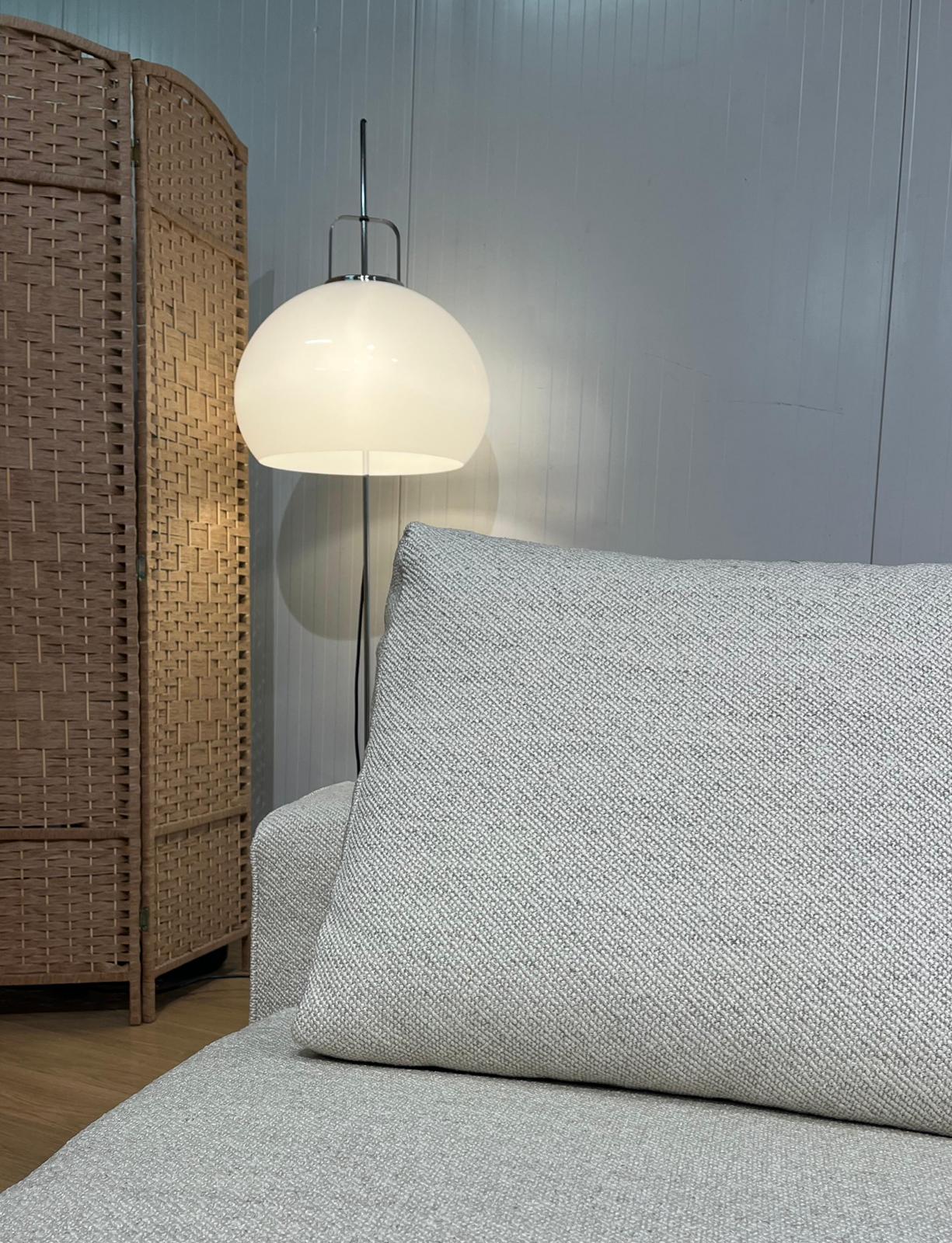 Minotti Hamilton Hoekbank + Hocker – Ecru Bouclé | Refurbished