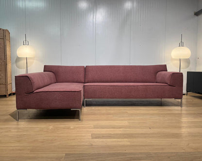 NIEUW GESTOFFEERD Design on Stock Bloq Hoekbank Aubergine