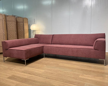 NIEUW GESTOFFEERD Design on Stock Bloq Hoekbank Aubergine