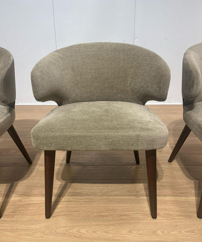 NIEUWSTAAT Minotti Dining Chairs Beige/Taupe Set 4