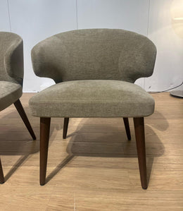NIEUWSTAAT Minotti Dining Chairs Beige/Taupe Set 4