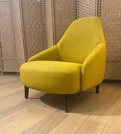 Leolux Jill Fauteuil Geel Nieuwstaat