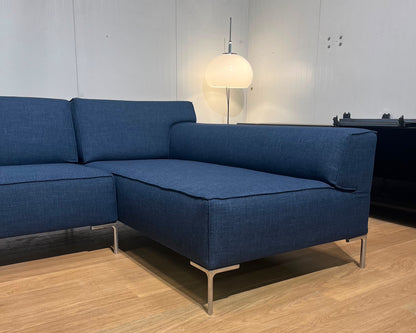 Design on Stock Bloq Hoekbank Blauw Nieuw Gestoffeerd Garantie