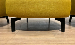 Nieuwstaat 4x Leolux Jill Fauteuil Geel
