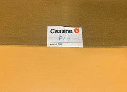 2x Nieuwstaat Cassina Maralunga 2-Zits Bank Bruin Leer
