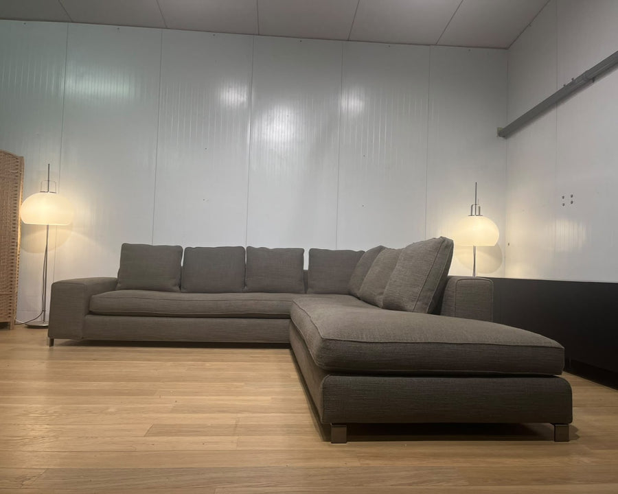 NIEUWSTAAT Minotti Williams Hoekbank + GARANTIE
