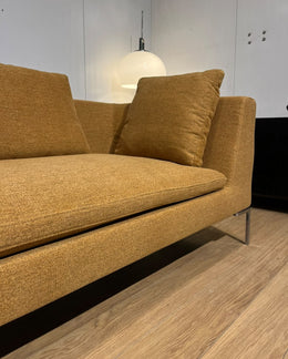NIEUW B&B Italia Charles Hoekbank Okergeel + Garantie