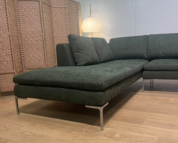 NIEUW B&B Italia Charles Hoekbank Groen + GARANTIE