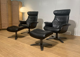 ZGAN Montel 2x Fauteuil + Voetenbank + GARANTIE