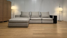 NIEUW GESTOFFEERD Flexform Groundpiece Hoekbank + GARANTIE
