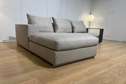NIEUW GESTOFFEERD Flexform Groundpiece Hoekbank + GARANTIE