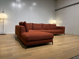 ZGAN B&B Italia Ray Hoekbank Terra + GARANTIE | NP €14.750