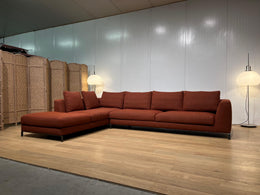 ZGAN B&B Italia Ray Hoekbank Terra + GARANTIE | NP €14.750