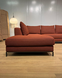 ZGAN B&B Italia Ray Hoekbank Terra + GARANTIE | NP €14.750