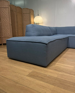 ZGAN Gelderland 6950 Hoekbank Blauw + GARANTIE | NP €7.350