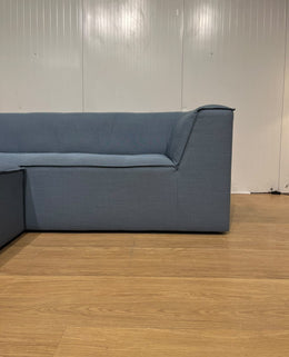 ZGAN Gelderland 6950 Hoekbank Blauw + GARANTIE | NP €7.350