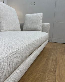 NIEUW Minotti Allen Hoekbank Ecru + GARANTIE | NP €18.500