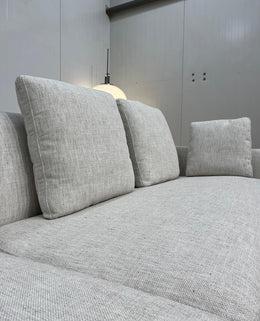 NIEUW Minotti Allen Hoekbank Ecru + GARANTIE | NP €18.500