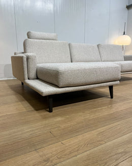 NIEUW Leolux Bellice Hoekbank Ecru + GARANTIE | NP €9.500
