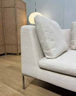 NIEUW B&B Italia Charles 3-Zits Ecru + GARANTIE | NP €9.500
