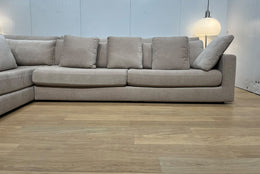 NIEUW Linteloo Mauro Hoekbank Beige + GARANTIE | NP €14.500